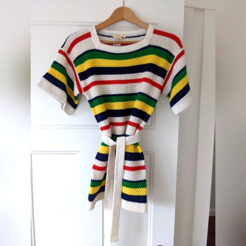 Vintage Catalina Knit Tunic Dress, xs